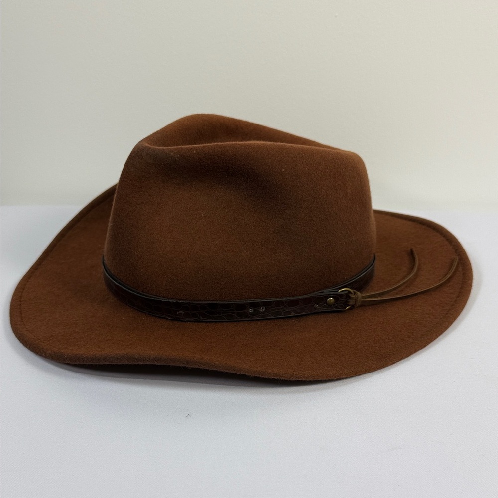 Indiana Jones Herdwerr Collection 2008 Classic Brown Felt Hat with Leather Band